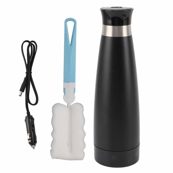 Fierbator electric Jormftte, 350ml, 65x82x208mm, din otel inoxidabil, portabil, incalzire rapida, protectie anti uscare