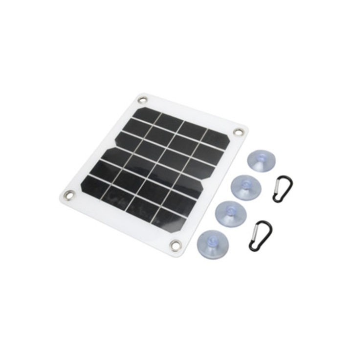 Panou solar monolitic 5V 20W, incarcare portabila, iesire USB sigura
