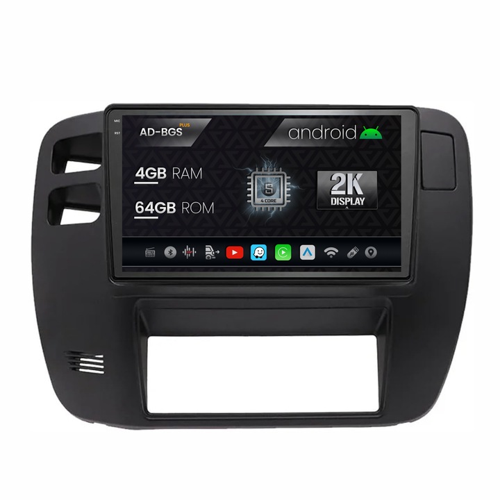 Navigatie Autodrop 2K Nissan Patrol (2000-2005), Android OS, S-Quadcore, 4GB RAM, 64GB ROM, 9.5 Inch - AD-BGS90042K, AD-BGRKIT166