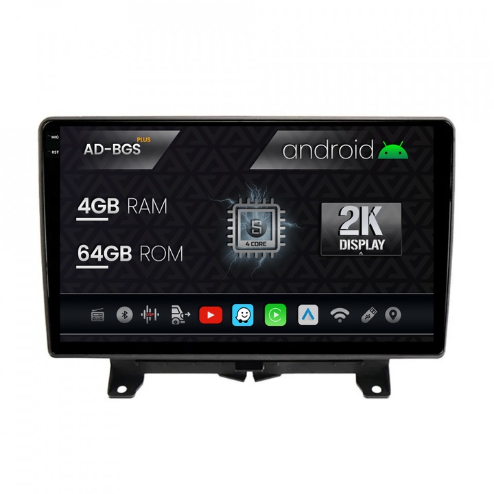 Navigatie Autodrop 2K Range Rover Sport (2005-2009), Android OS, S-Quadcore, 4GB RAM, 64GB ROM, 9.5 Inch - AD-BGS90042K, AD-BGRKIT431
