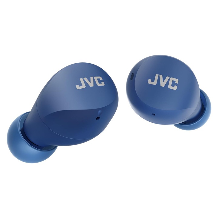 Casti Intraauriculare JVC Gumy Mini, Bluetooh 5.1, Impermeabile, Albastru