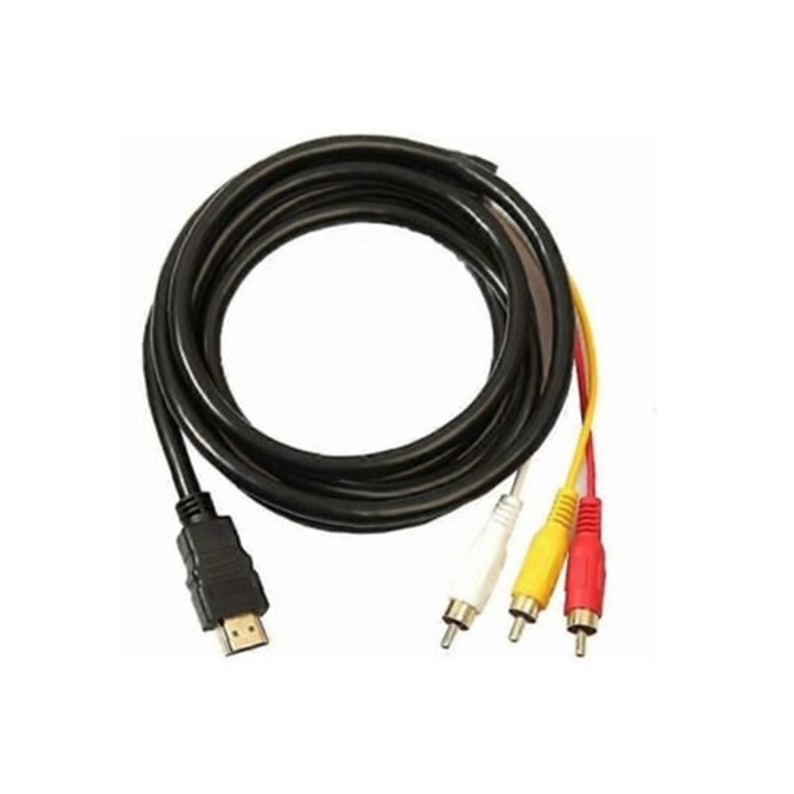 HDMI-RCA kábelek, 1,5m, egyirányú átviteli adapter készlet