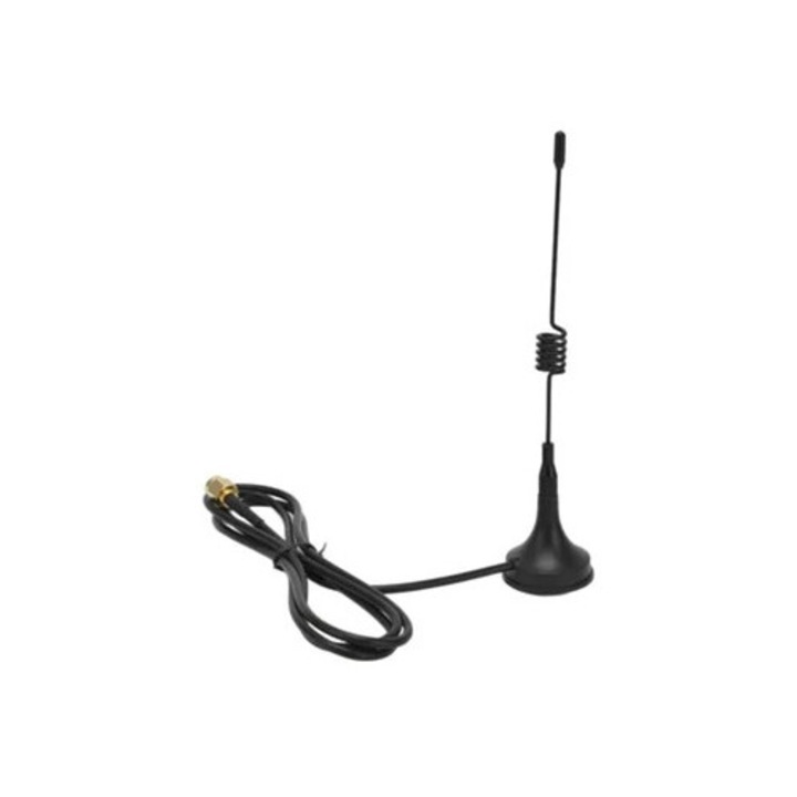 Antena magnetica 5dBi cu conector SMA, pentru modul inalambric Walkie Talkie