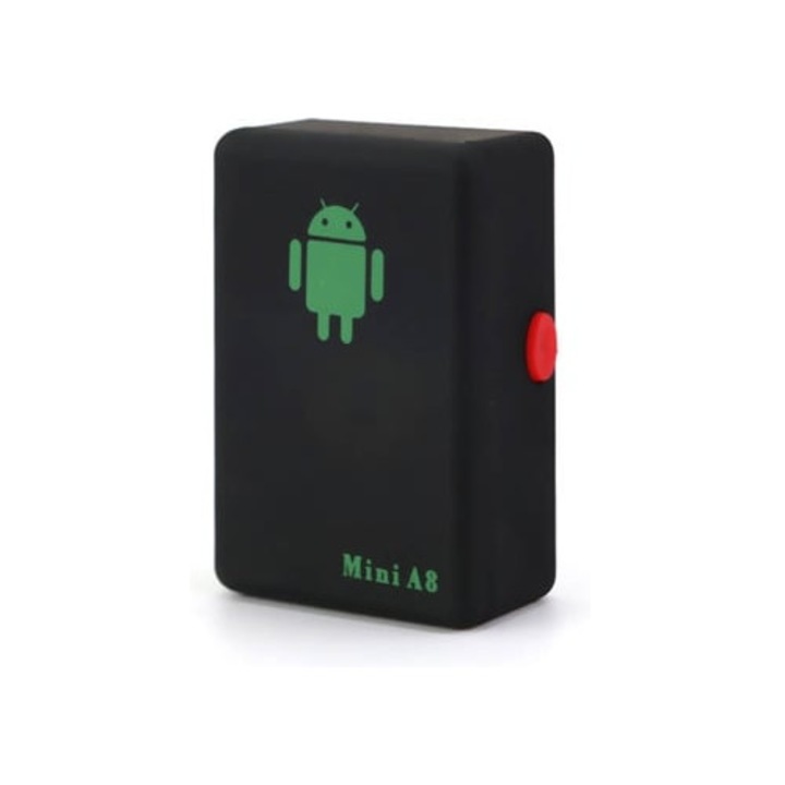 Mini GPS Helymeghatározó A8, Kém eszközök, Távoli pozicionálás, GSM/GPRS
