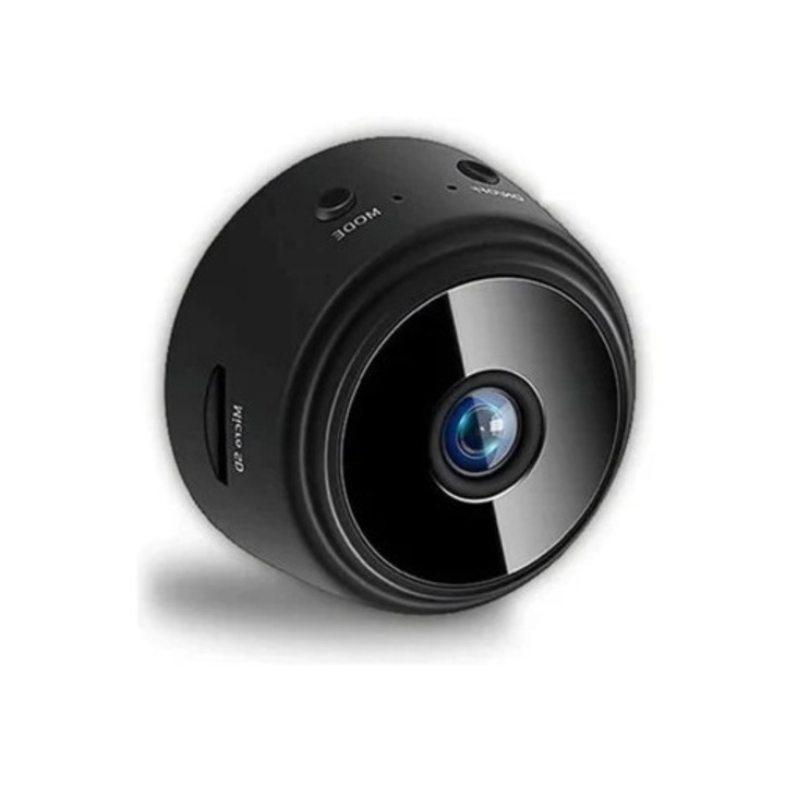 Безжична шпионска камера Full HD 1080p, с аудио, видео, нощно виждане, детекция на движение