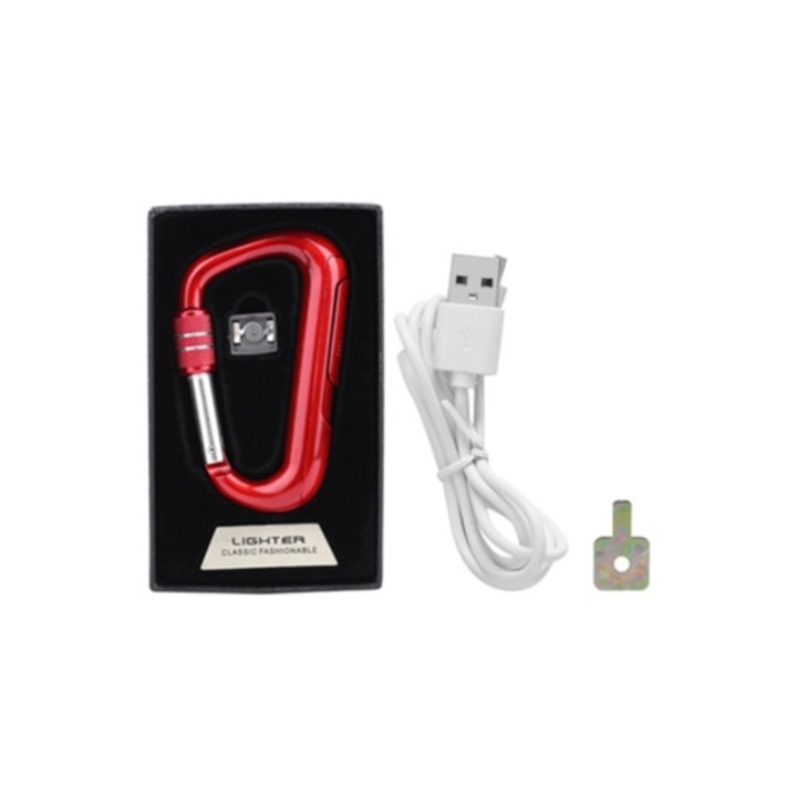 Bricheta USB portabila, rezistenta la vant, rosie