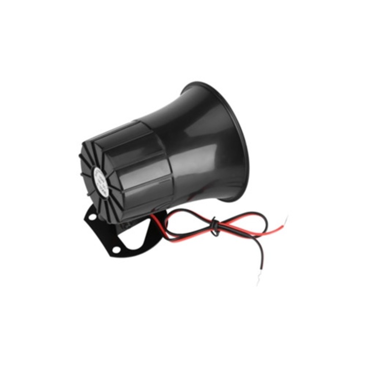 Claxon de alarma 15W 12V, set pentru sistem de securitate acasa