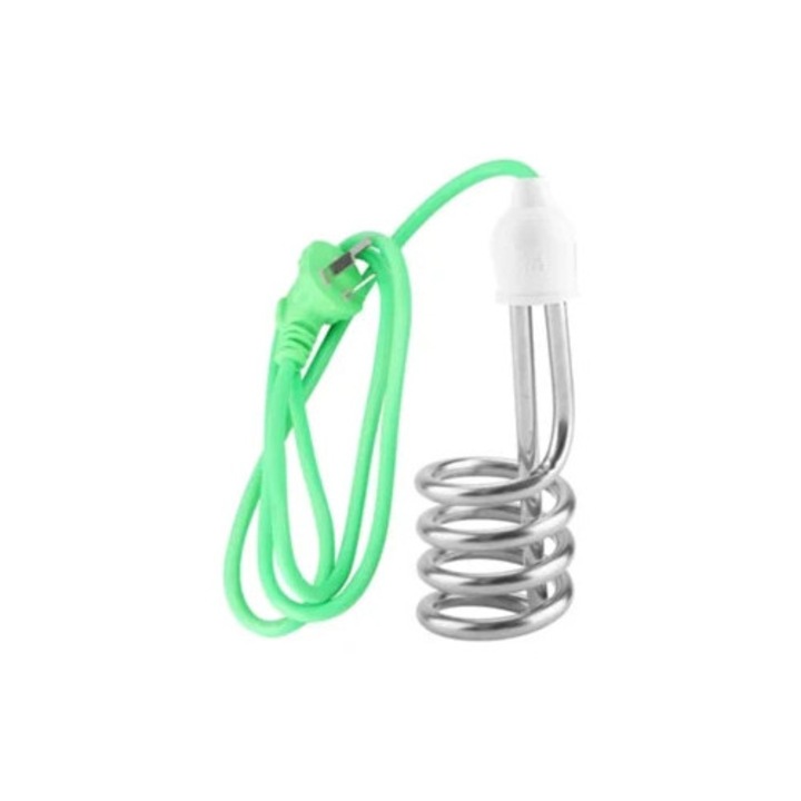 Element de incalzire apa din otel inoxidabil 220 V 2000 W pentru boiler domestic sau de calatorie, cu priza UK