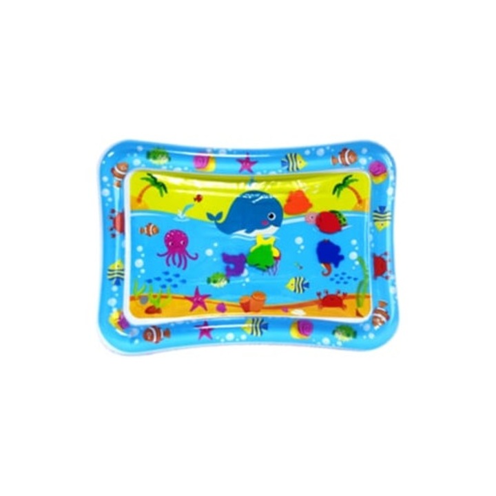 Covoras gonflabil cu apa, jocuri, stimulare senzoriala, multicolor