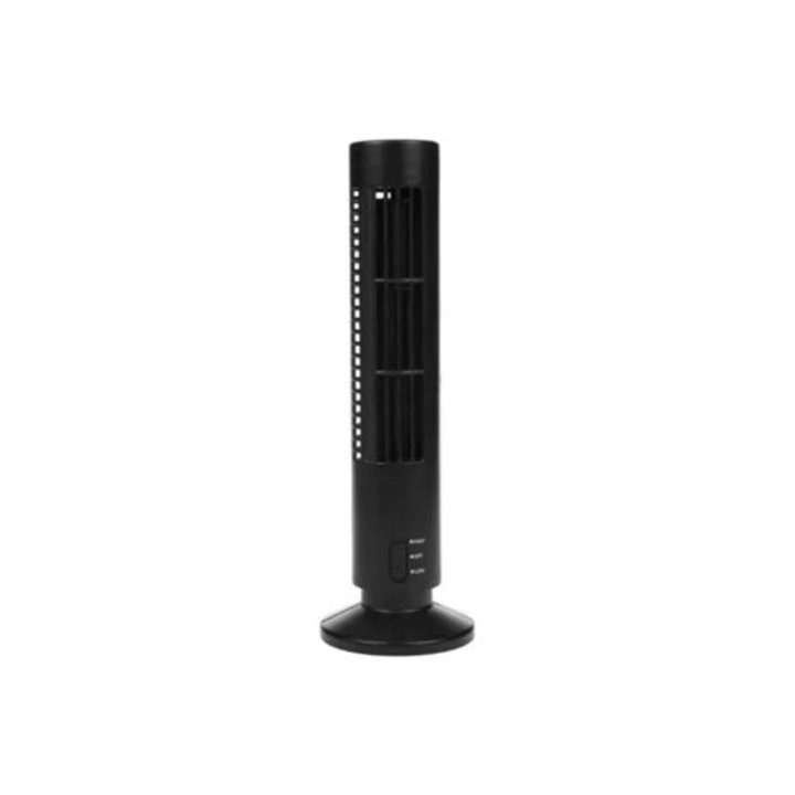 Компактен вентилатор за кула без перки, USB зареждане, компактен дизайн, многоцветен