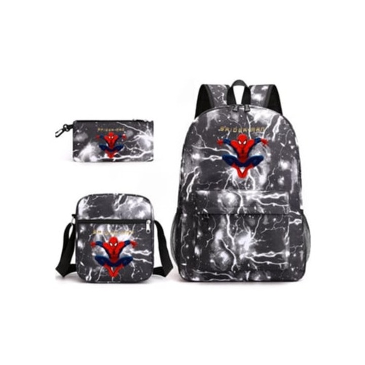 Ghiozdan set 3 piese Spiderman