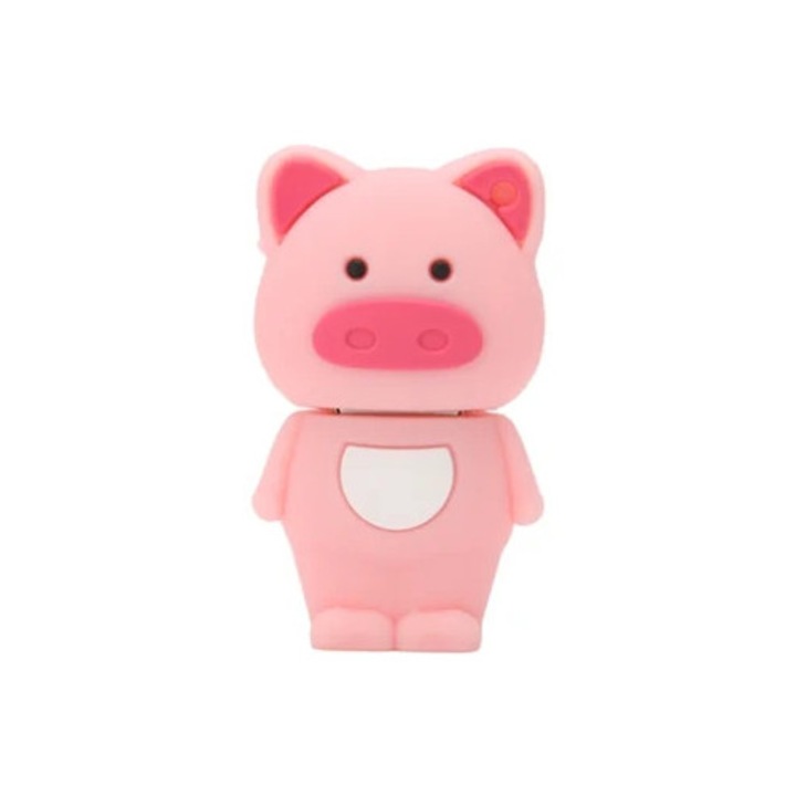 Rajzfilm állat USB memória, 8GB, többszínű