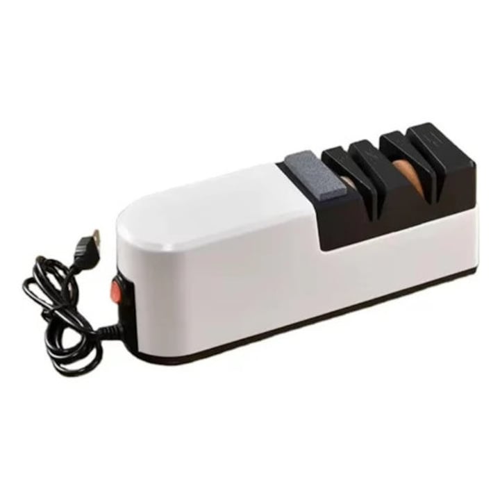 5 az 1-ben elektromos késélező, USB, javítás, kompakt méretek