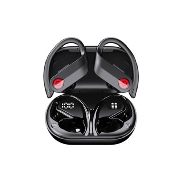YDCY True Wireless 5.3 vezeték nélküli fülhallgató mikrofonnal, LED kijelzővel, sporthoz
