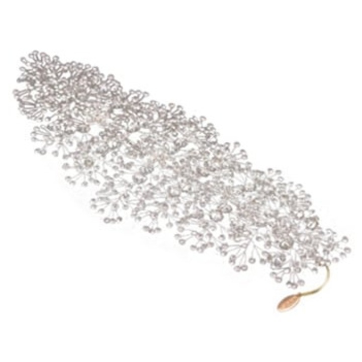 Tiara de Cristal pentru Mirese, Accesorii par, argintiu