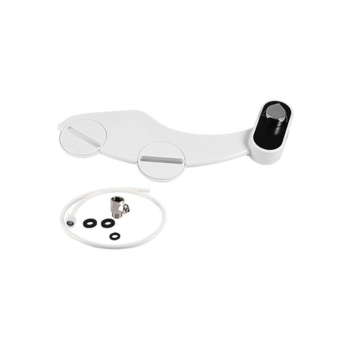 Bideu de baie cu duze duble, apa rece, pentru vas sanitar, fara electricitate