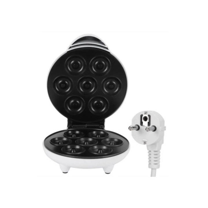 Електрическа машина за понички HURRISE, 1200W, бяла, компактна