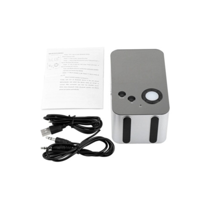 Radio, Bluetooth, FM, LED, incarcare USB, portabil