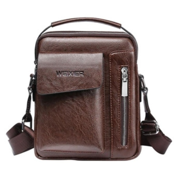 Férfi bőr válltáska, ALLINLESS, 1 darab