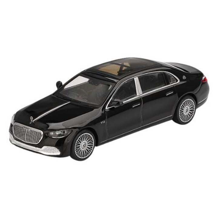 Macheta auto Mercedes-Maybach S680 Black 2022 1:64 Mini GT MGT00977-L