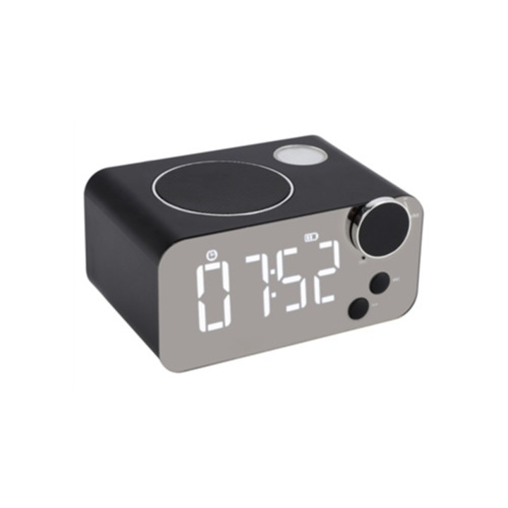 Többfunkciós LED digitális dekorációs óra Bluetooth hanggal és éjszakai fénnyel, többszínű