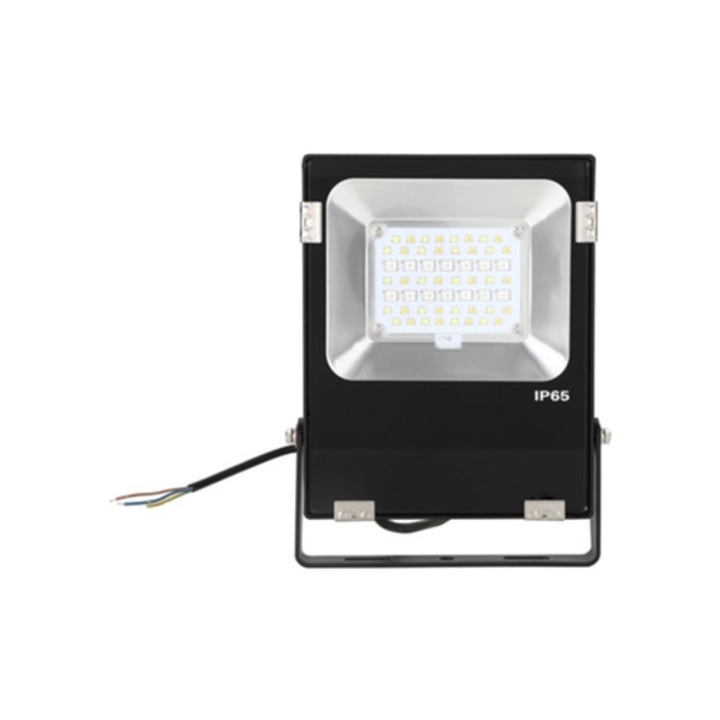 LED соларна градинска лампа 20W RGB CCT, водоустойчива