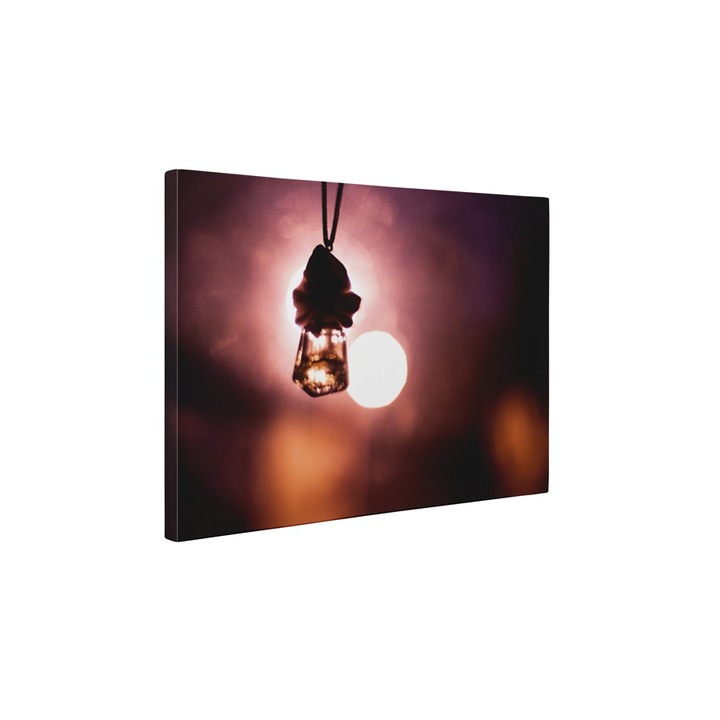 Lumina in noapte - Tablou Canvas - 85x110 cm