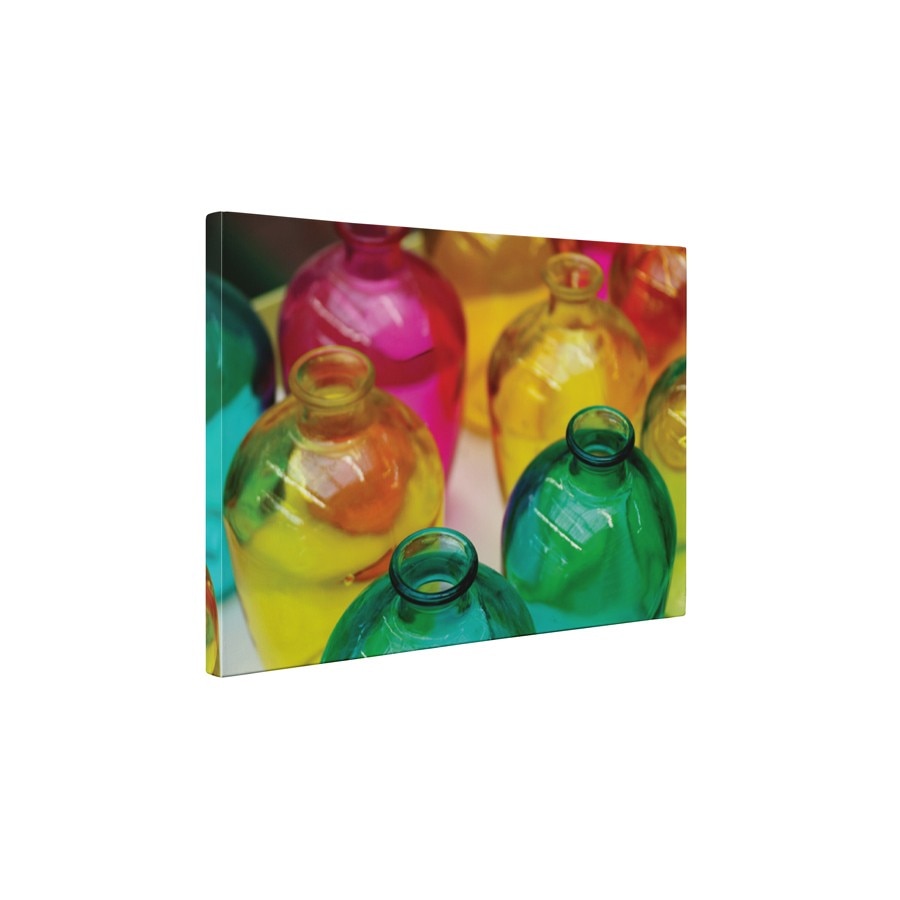 Sticle colorate - Tablou Canvas - 45x60 cm