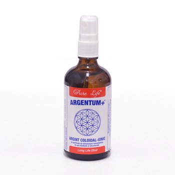 Argint coloidal ionic ARGENTUM+® PLUS 10ppm 60ml, pulverizator Argint coloidal ionic ARGENTUM+® PLUS 10ppm 60ml, pulverizator