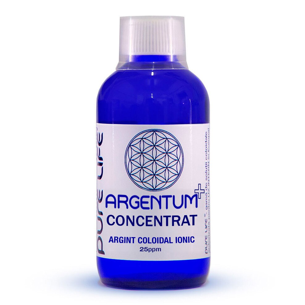 Argint coloidal ionic ARGENTUM+®25 CONCENTRAT 240ml