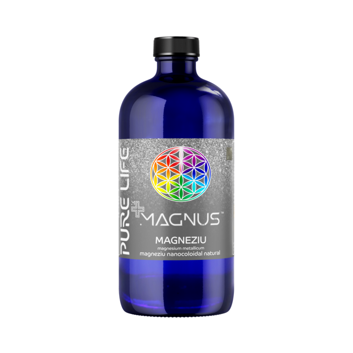 PURE LIFE, Magneziu Nanocoloidal M+ MAGNUS 55ppm 480ml