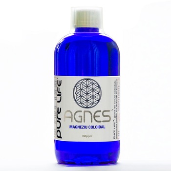 Magneziu coloidal ionic AGNES™ Pure Life, pH bazic, nanoparticule bio accesibile in apa ultrapura, 480ml Magneziu coloidal ionic AGNES™ Pure Life, pH bazic, nanoparticule bio accesibile in apa ultrapura, 480ml