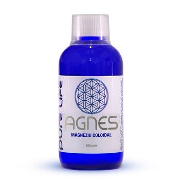 Magneziu coloidal ionic AGNES™ Pure Life, pH bazic, nanoparticule bio accesibile in apa ultrapura, 240ml Magneziu coloidal ionic AGNES™ Pure Life, pH bazic, nanoparticule bio accesibile in apa ultrapura, 240ml
