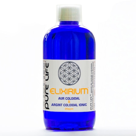 Aur Si Argint Coloidal Elixirium Pure Life 20ppm 480ml Emag Ro