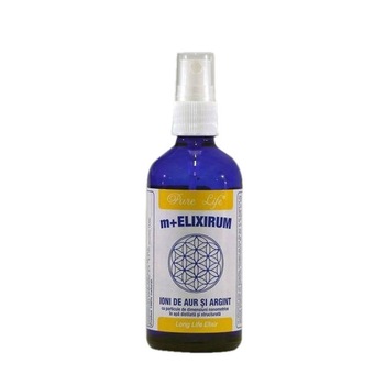 Aur si Argint coloidal, ELIXIRIUM™ Pure Life, 20ppm, 120ml, cu pulverizator Aur si Argint coloidal, ELIXIRIUM™ Pure Life, 20ppm, 120ml, cu pulverizator