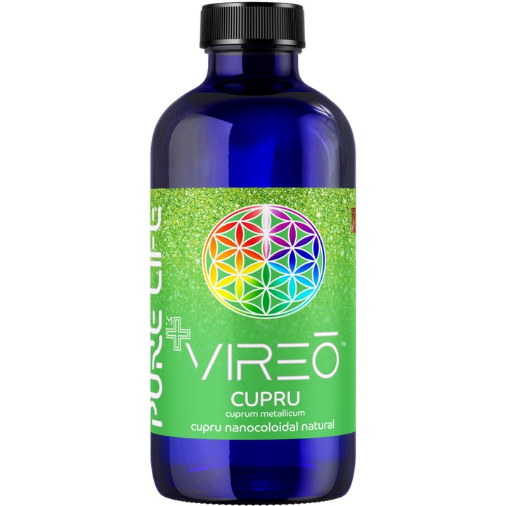 PURE LIFE, Cupru Ionic Natural Verde VIREO 21ppm 240ml