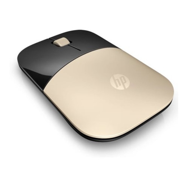 Mouse wireless HP Z3700, 1200 dpi, aurie