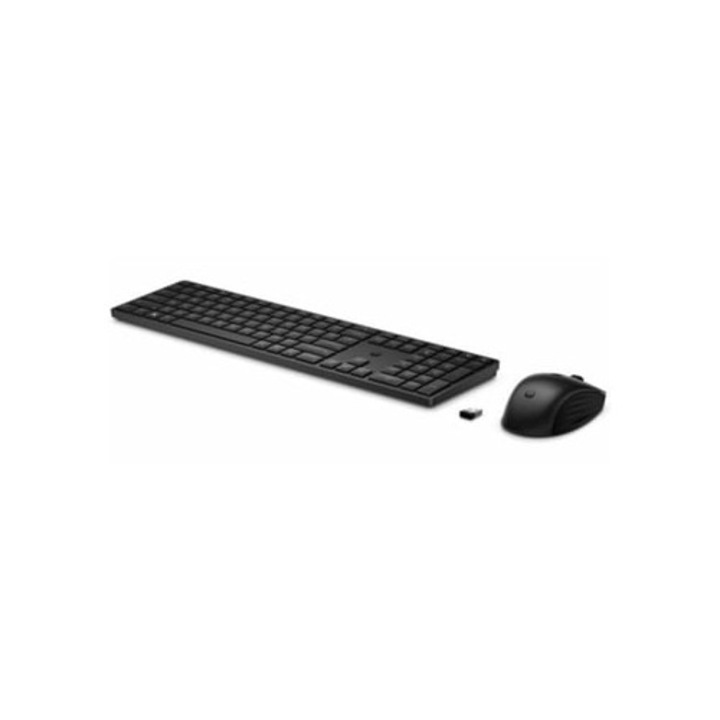 Tastatura wireless HP 650, neagra, Qwerty, set