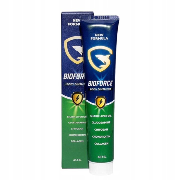 Unguent pentru dureri articulare si musculare BIOFORCE, formula non-grasa, efect racoritor, 45ml