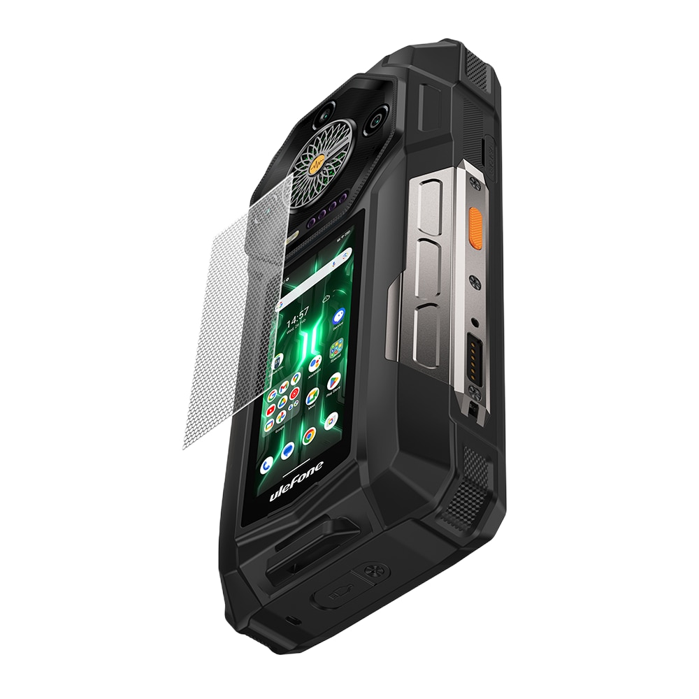 Telefon mobil Ulefone Armor 33 Pro, Dual SIM, 5G, Dimensity 7300x, Dual Screen 6.95-inch 120Hz 700nits + 3.4-inch, 32GB RAM / 512GB, Camera 50MP + 64MP + 50MP Macro, Stereo, Infrarosu, 25500mAh, NFC, IP68/IP69K, Android 15