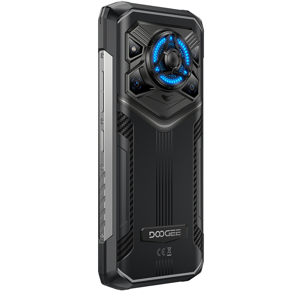 Telefon mobil Doogee Blade 20 Play, 5G, Dual SIM, Mediatek Dimensity 7050, WiFi 6, IPS 6.6-inch 90Hz, 32GB RAM, 256GB, Camera AI 50+20MP, Led Light Effect, 36mm High Speaker Power, NFC, 10300mAh, Android 15, Silver