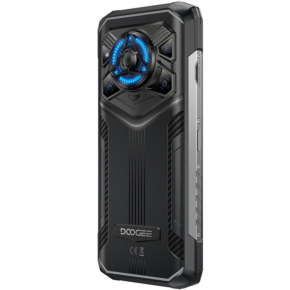 Telefon mobil Doogee Blade 20 Play, 5G, Dual SIM, Mediatek Dimensity 7050, WiFi 6, IPS 6.6-inch 90Hz, 32GB RAM, 256GB, Camera AI 50+20MP, Led Light Effect, 36mm High Speaker Power, NFC, 10300mAh, Android 15, Silver