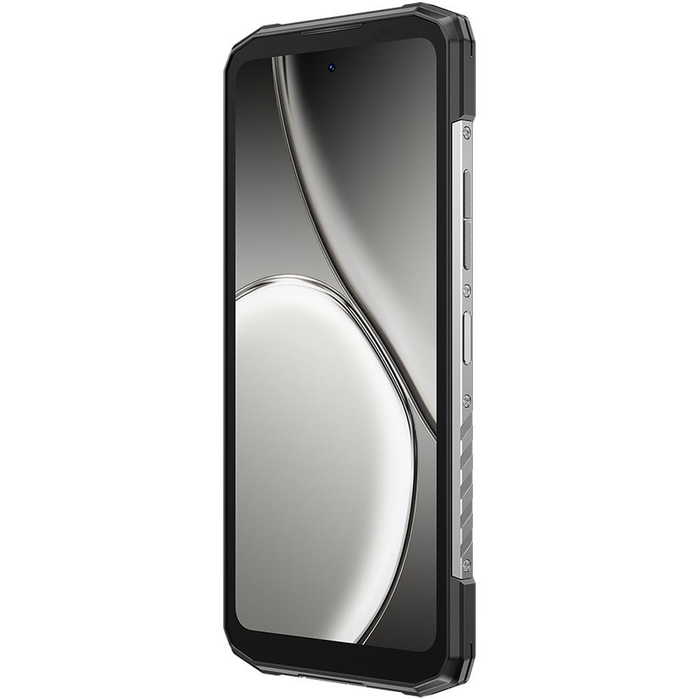 Telefon mobil Doogee Blade 20 Play, 5G, Dual SIM, Mediatek Dimensity 7050, WiFi 6, IPS 6.6-inch 90Hz, 32GB RAM, 256GB, Camera AI 50+20MP, Led Light Effect, 36mm High Speaker Power, NFC, 10300mAh, Android 15, Silver