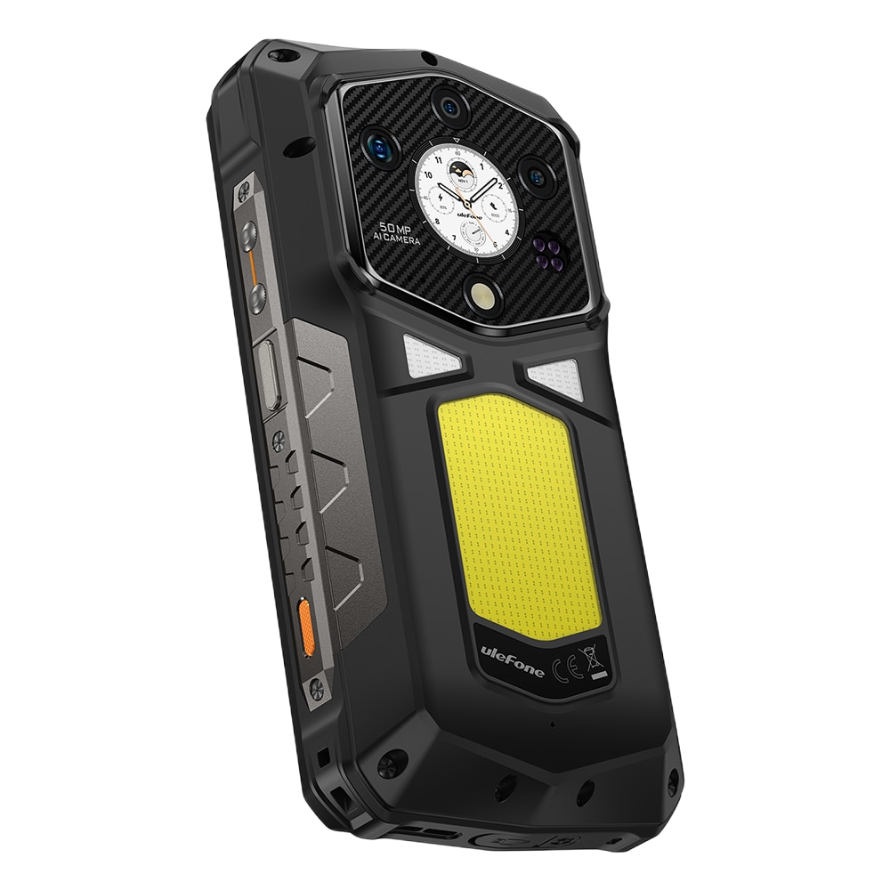 Telefon mobil Ulefone Armor 29 Ultra, Dual SIM, 5G, Dimensity 9300+ 4nm, Dual Screen AMOLED 6.67-inch 120Hz 2200nits + 1.04-inch, 32GB RAM / 1TB, Camera 50MP AF + 64MP Night + 50MP Macro Ultra Wide, Video 8K, 21200mAh, 120W, NFC, IP68/IP69K, Android 15
