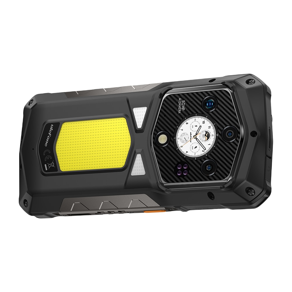 Telefon mobil Ulefone Armor 29 Ultra, Dual SIM, 5G, Dimensity 9300+ 4nm, Dual Screen AMOLED 6.67-inch 120Hz 2200nits + 1.04-inch, 32GB RAM / 1TB, Camera 50MP AF + 64MP Night + 50MP Macro Ultra Wide, Video 8K, 21200mAh, 120W, NFC, IP68/IP69K, Android 15
