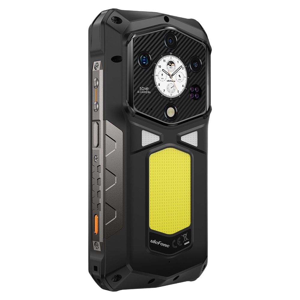 Telefon mobil Ulefone Armor 29 Ultra, Dual SIM, 5G, Dimensity 9300+ 4nm, Dual Screen AMOLED 6.67-inch 120Hz 2200nits + 1.04-inch, 32GB RAM / 1TB, Camera 50MP AF + 64MP Night + 50MP Macro Ultra Wide, Video 8K, 21200mAh, 120W, NFC, IP68/IP69K, Android 15
