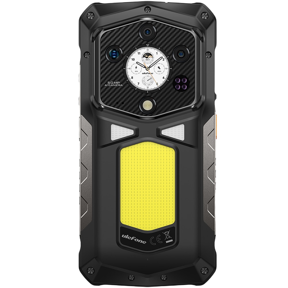 Telefon mobil Ulefone Armor 29 Ultra, Dual SIM, 5G, Dimensity 9300+ 4nm, Dual Screen AMOLED 6.67-inch 120Hz 2200nits + 1.04-inch, 32GB RAM / 1TB, Camera 50MP AF + 64MP Night + 50MP Macro Ultra Wide, Video 8K, 21200mAh, 120W, NFC, IP68/IP69K, Android 15