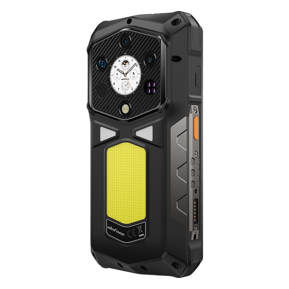 Telefon mobil Ulefone Armor 29 Pro Thermal ThermoVue T2, Dual SIM, 5G, Dimensity 7400, AMOLED 6.67-inch 120Hz 2200nits + 1.04-inch, 32GB RAM / 512GB, Camera 50MP AF + 64MP Night + 50MP Macro Ultra Wide, 21200mAh, 120W, NFC, IP68/IP69K, Android 15