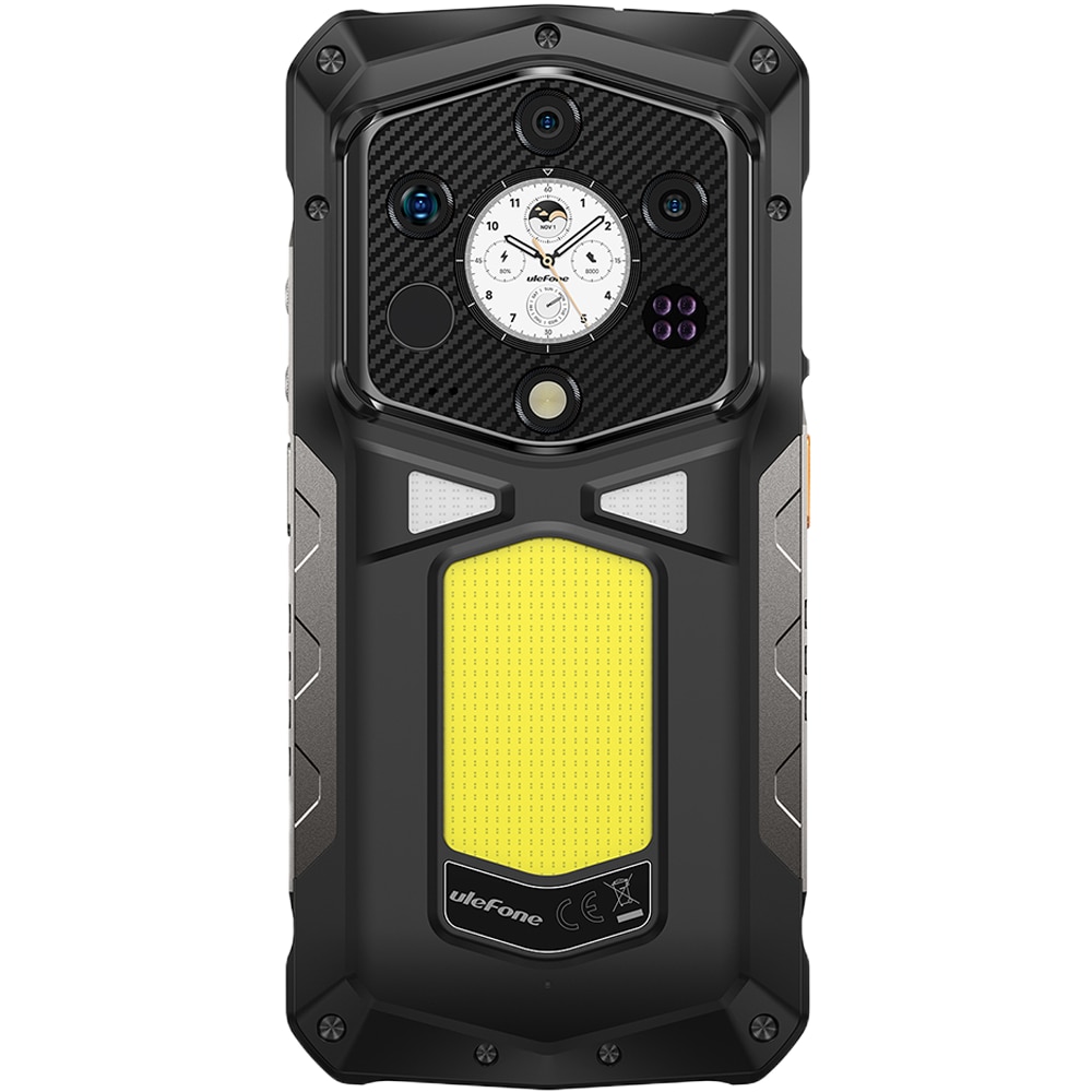 Telefon mobil Ulefone Armor 29 Pro Thermal ThermoVue T2, Dual SIM, 5G, Dimensity 7400, AMOLED 6.67-inch 120Hz 2200nits + 1.04-inch, 32GB RAM / 512GB, Camera 50MP AF + 64MP Night + 50MP Macro Ultra Wide, 21200mAh, 120W, NFC, IP68/IP69K, Android 15