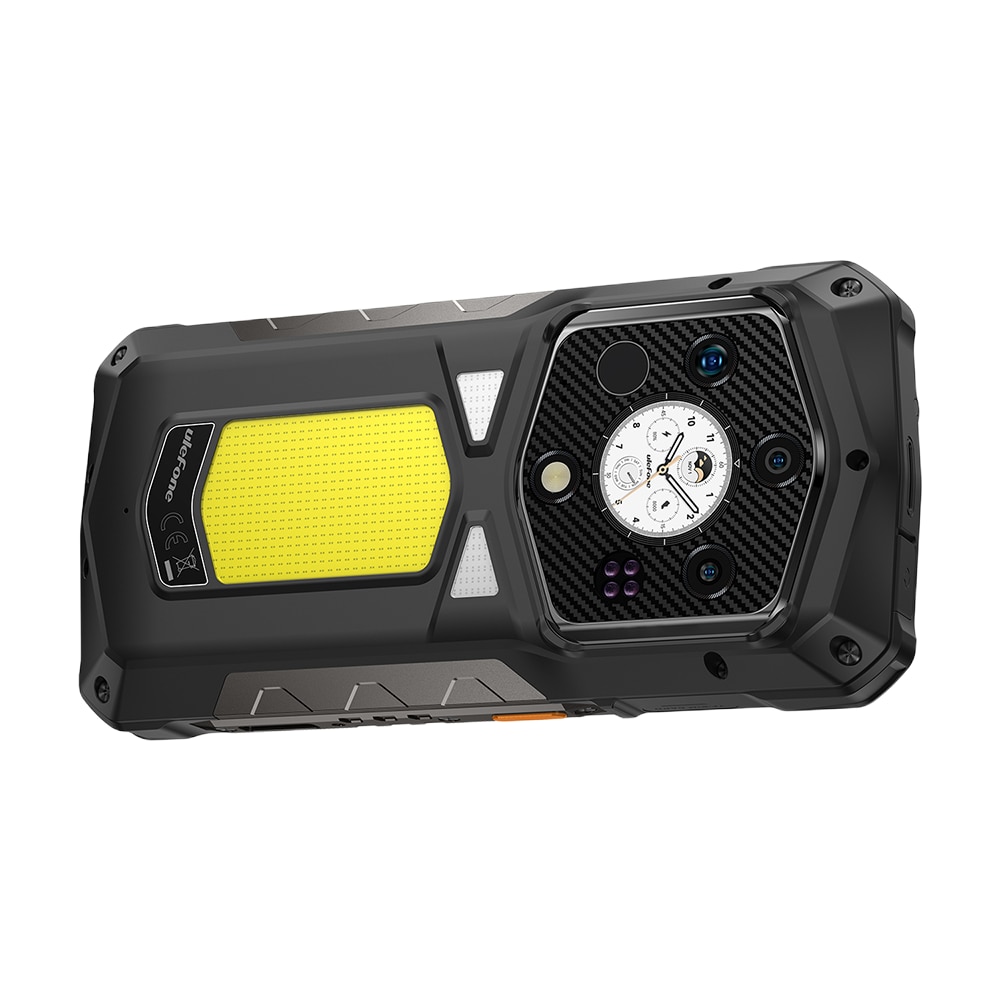 Telefon mobil Ulefone Armor 29 Pro Thermal ThermoVue T2, Dual SIM, 5G, Dimensity 7400, AMOLED 6.67-inch 120Hz 2200nits + 1.04-inch, 32GB RAM / 512GB, Camera 50MP AF + 64MP Night + 50MP Macro Ultra Wide, 21200mAh, 120W, NFC, IP68/IP69K, Android 15